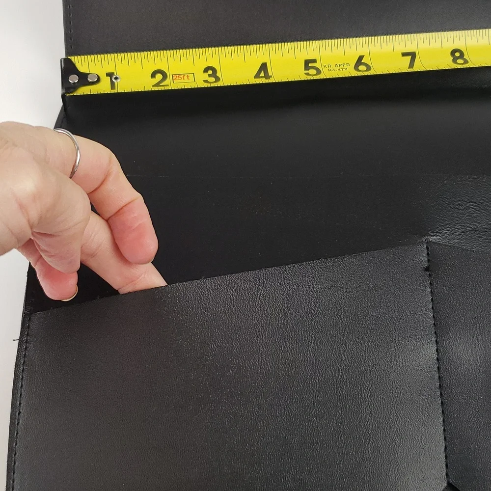 Glass Ladder & Co. Megan Portfolio Organizer Clutch in Black